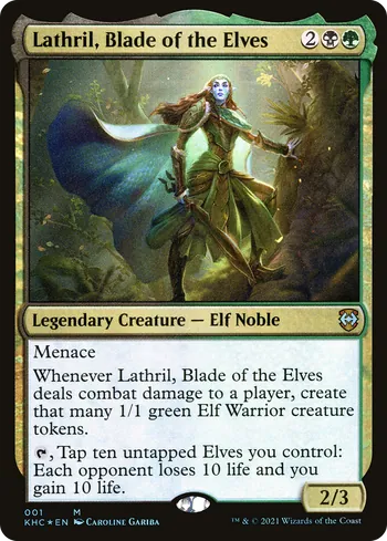 Lathril, Blade of the Elves, Magic: The Gathering card
