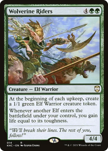 Wolverine Riders, Magic: The Gathering card