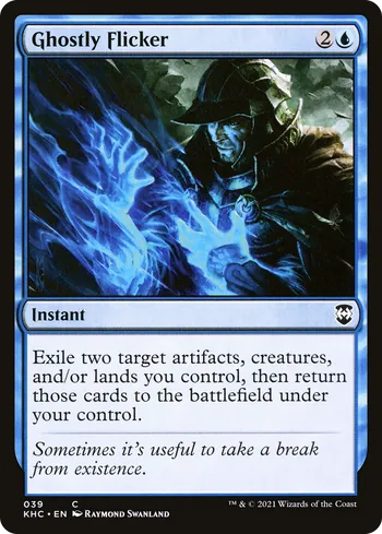 Ghostly Flicker, Magic: The Gathering Karte