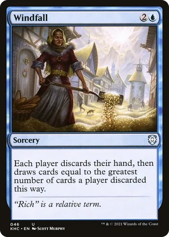 Windfall, Magic: The Gathering Karte