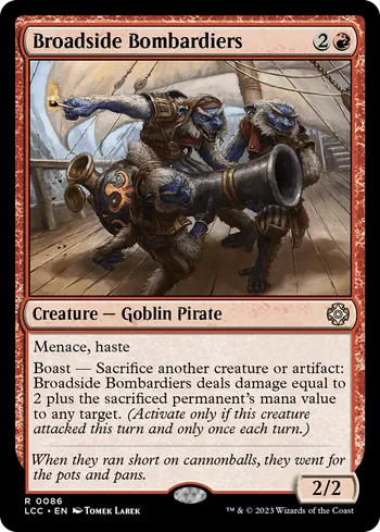 Broadside Bombardiers, Magic: The Gathering Karte