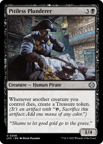 Pitiless Plunderer, Magic: The Gathering Karte