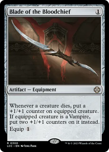 Blade of the Bloodchief, Magic: The Gathering card