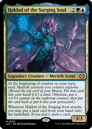 Hakbal of the Surging Soul, Magic: The Gathering card
