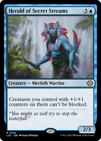 Herald of Secret Streams, Magic: The Gathering card