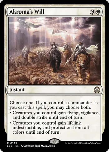 Akroma's Will, Magic: The Gathering card