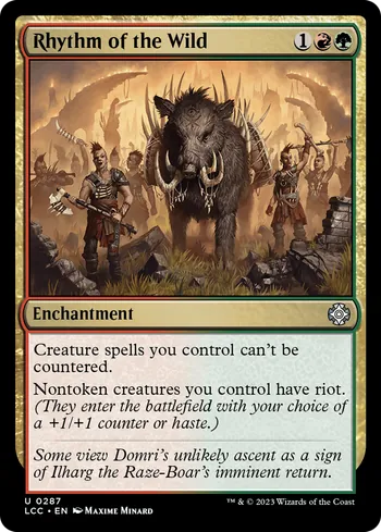 Rhythm of the Wild, Magic: The Gathering card