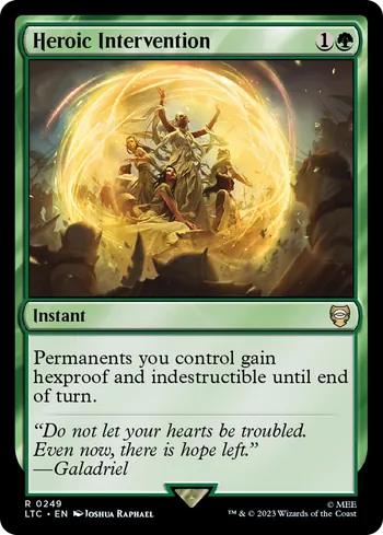 Heroic Intervention, Magic: The Gathering card