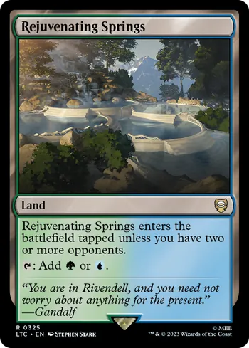 Rejuvenating Springs, Magic: The Gathering card