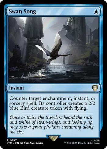 Swan Song, Magic: The Gathering card