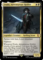 Frodo, Adventurous Hobbit, Magic: The Gathering card