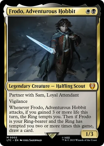 Frodo, Adventurous Hobbit, Magic: The Gathering card