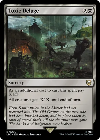 Toxic Deluge, Magic: The Gathering card