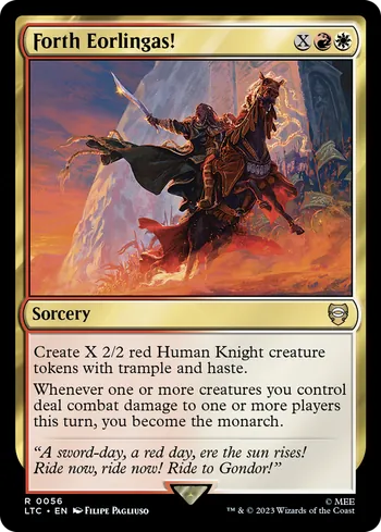Forth Eorlingas!, Magic: The Gathering card