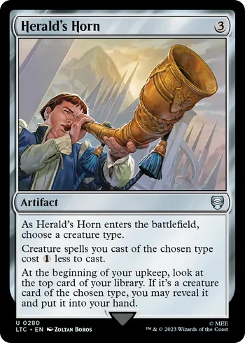 Herald's Horn, Magic: The Gathering card