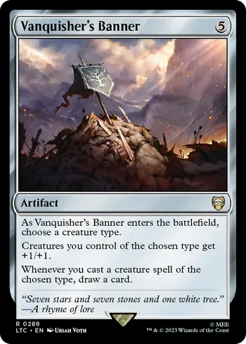 Vanquisher's Banner, Magic: The Gathering card