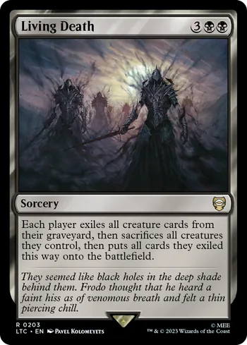 Living Death, Magic: The Gathering Karte