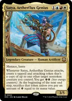 Satya, Aetherflux Genius, Magic: The Gathering card