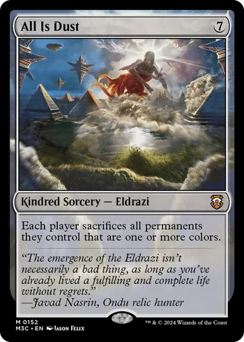 All Is Dust, Magic: The Gathering card