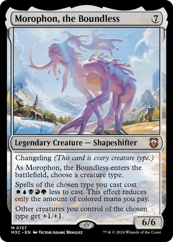 Morophon, the Boundless, Magic: The Gathering card
