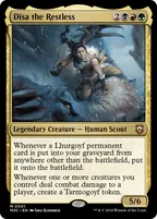Disa the Restless, Magic: The Gathering Karte
