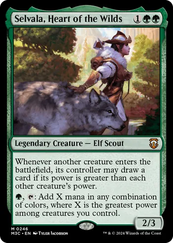 Selvala, Heart of the Wilds, Magic: The Gathering card