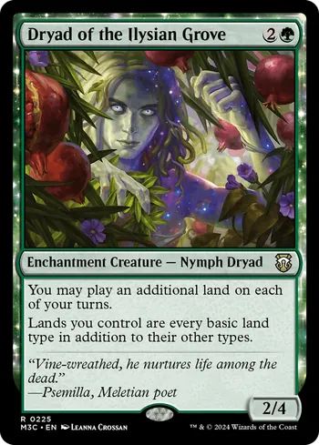 Dryad of the Ilysian Grove, Magic: The Gathering Karte