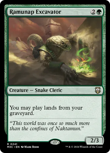 Ramunap Excavator, Magic: The Gathering Karte
