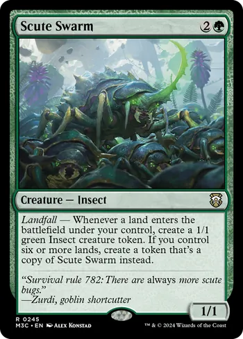 Scute Swarm, Magic: The Gathering Karte