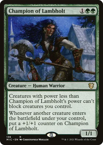 Champion of Lambholt, Magic: The Gathering card