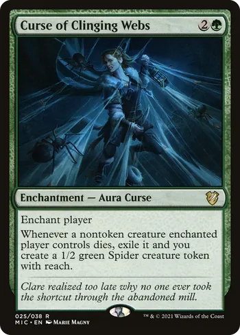 Curse of Clinging Webs, Magic: The Gathering card