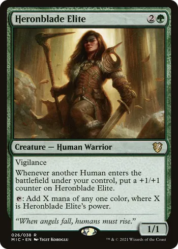 Heronblade Elite, Magic: The Gathering card