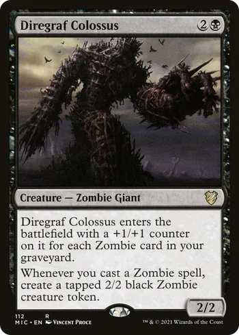 Diregraf Colossus, Magic: The Gathering Karte