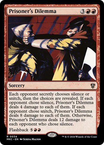 Prisoner's Dilemma, Magic: The Gathering card