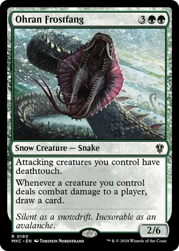 Ohran Frostfang, Magic: The Gathering card