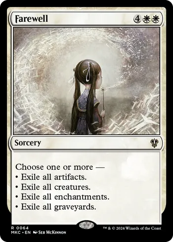 Farewell, Magic: The Gathering card