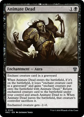 Animate Dead, Magic: The Gathering card