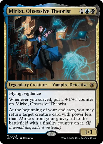 Mirko, Obsessive Theorist, Magic: The Gathering card