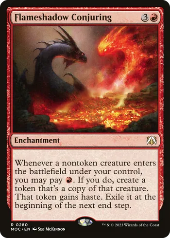 Flameshadow Conjuring, Magic: The Gathering card