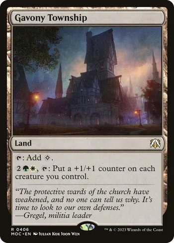 Gavony Township, Magic: The Gathering card