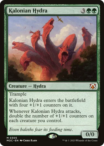 Kalonian Hydra, Magic: The Gathering card