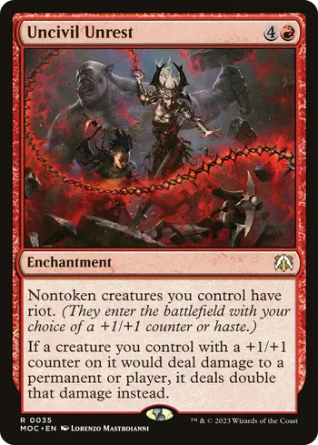 Uncivil Unrest, Magic: The Gathering card