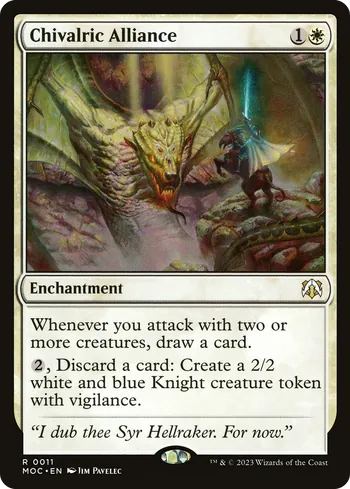 Chivalric Alliance, Magic: The Gathering card