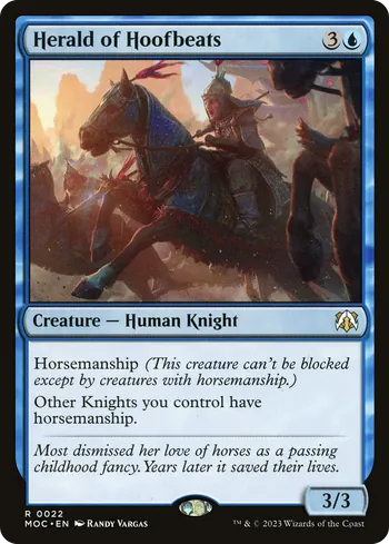 Herald of Hoofbeats, Magic: The Gathering card