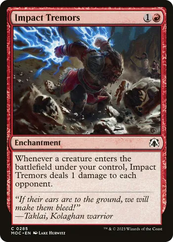 Impact Tremors, Magic: The Gathering card