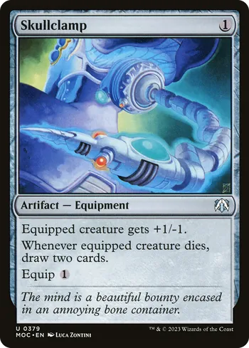 Skullclamp, Magic: The Gathering card