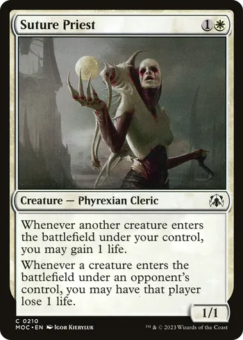 Suture Priest, Magic: The Gathering card