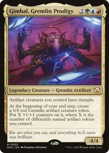 Gimbal, Gremlin Prodigy, Magic: The Gathering card