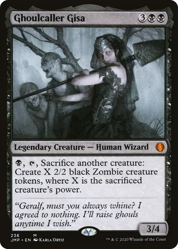 Ghoulcaller Gisa, Magic: The Gathering card
