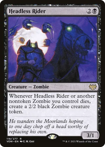 Headless Rider, Magic: The Gathering card